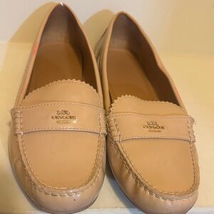 Coach Women's Tan Loafers